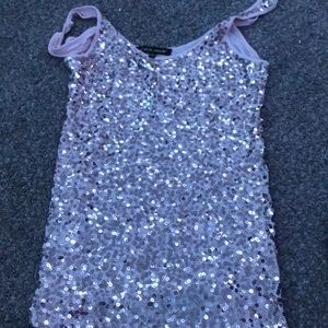 Sparkly tank top